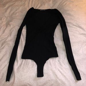 Black brandy bodysuit
